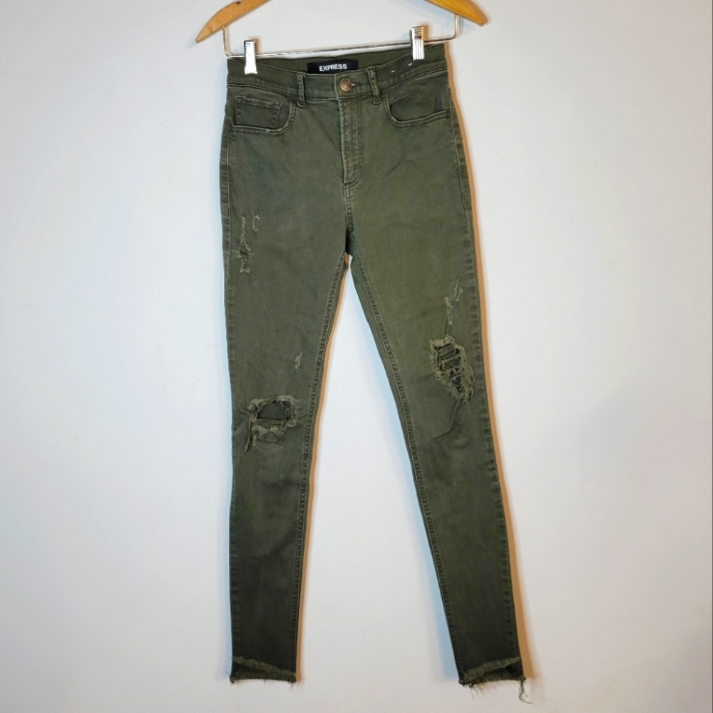 Green Jeggings
